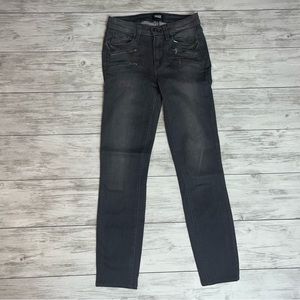 PAIGE Women's High Rise Jeans - Dark Gray